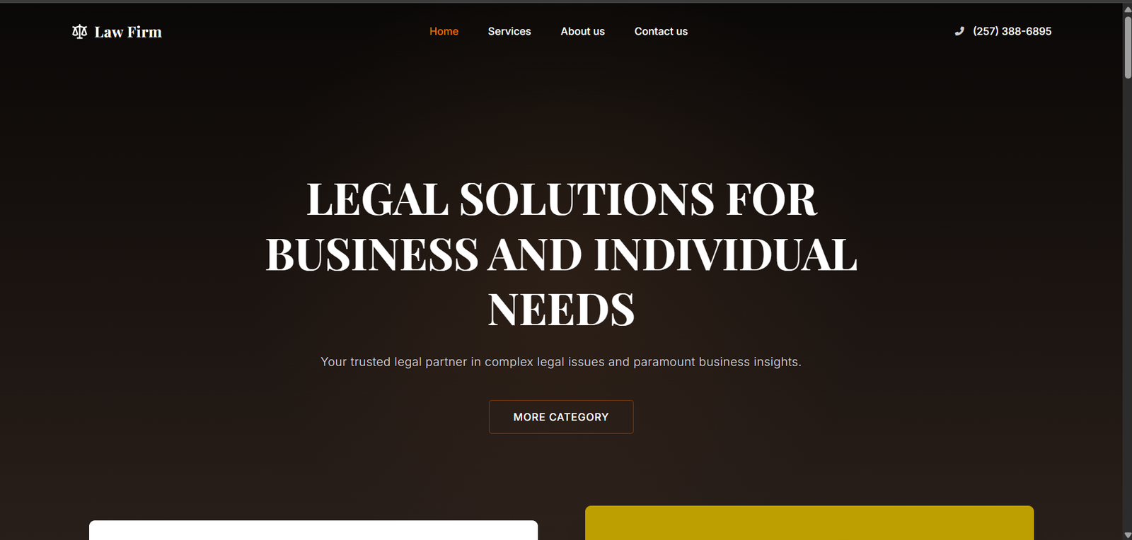 Law Firm Office Website